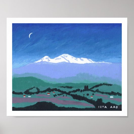 Poster Iztaccihualtl (Devant)