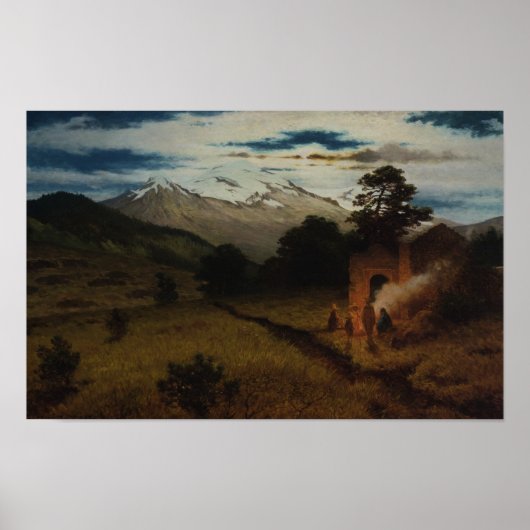 Poster Iztaccíhuatl (Devant)