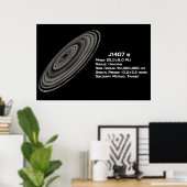 Poster J1407 b (1SWASP J140747.93-394542.6 b) (Bureau à domicile)