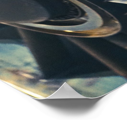 Poster J58 Jet Engine - SR-71 Blackbird, A-12, YF-12 (Coin)