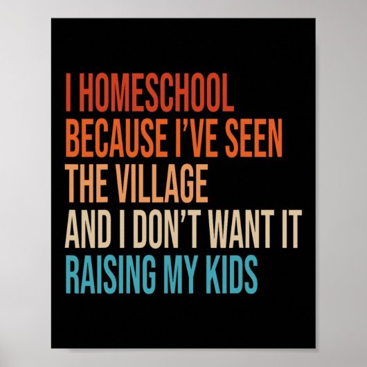Poster J’Ai Vu Le Village Homesch (Devant)