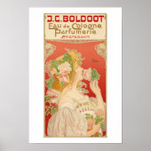 Poster J.C. Boldoot Eau de Cologne (Devant)