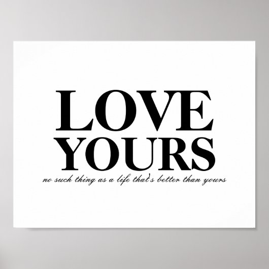 Poster J Cole Love Yours Lyric (Devant)