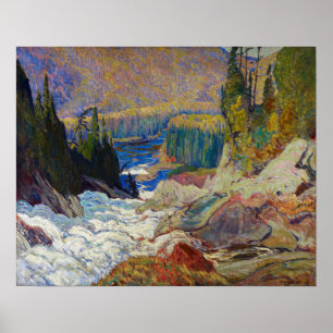 Poster J.E.H. MacDonald Falls, Montreal River