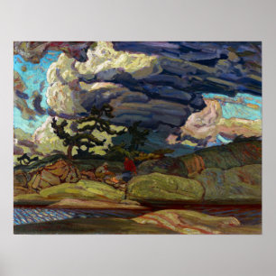 Poster J.E.H. MacDonald The Elements