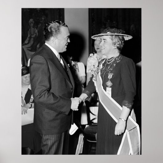 Poster J. Edgar Hoover, 1940 (Devant)