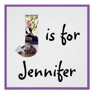 Poster J est pour Nom
