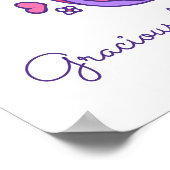 Poster J Jenni nom initial de l'art doodé signifiant (Coin)