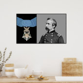 Poster J.L. Chamberlain et la Médaille d'honneur (Cuisine)