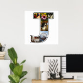 Poster J Monogram Créez votre propre collection photo per (Bureau à domicile)