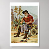 Poster J & P Thread Antique Ad (Devant)