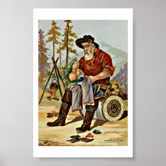 Poster J & P Thread Antique Ad (Devant)