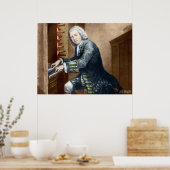 Poster J.S. Bach (Cuisine)