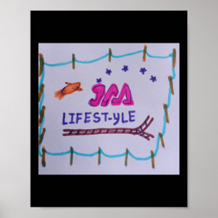 Poster Jaa Lifestyle Company Logo Panting