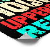 Poster Jab Cross Hook Uppercut Répéter Retro Kickboxing M (Coin)