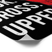 Poster Jab, Hook, Cross, Uppercut - Kickboxing et Boxe (Coin)