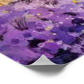 Poster Jacaranda de Maui dans les terres (Coin)
