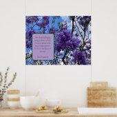 Poster Jacaranda Purple (Cuisine)
