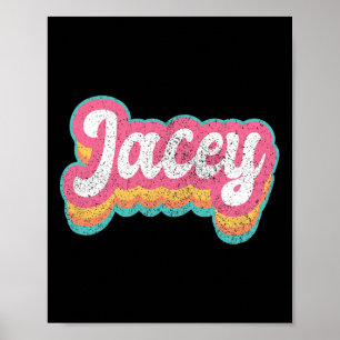 Poster Jacey Prénom Fille Vintage les années 70 80s Perso