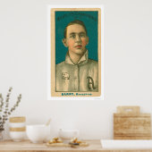 Poster Jack Barry Baseball 1910 (Cuisine)