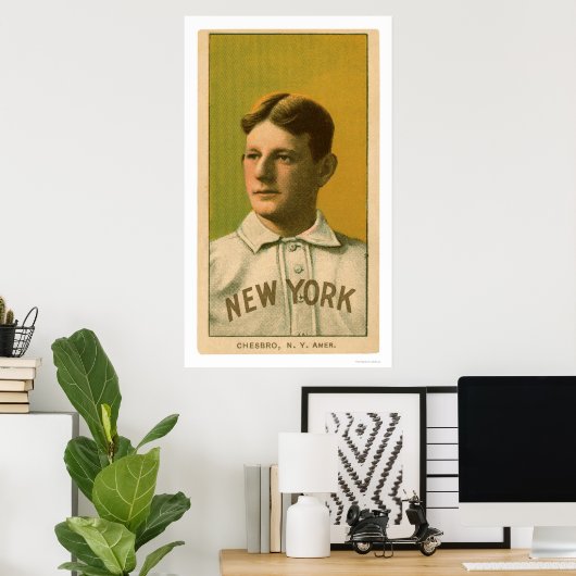 Poster Jack Chesbro Baseball 1911 (Bureau à domicile)