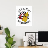 Poster Jack De Tous Les Métiers Moutarde De Rien Blague D (Bureau à domicile)