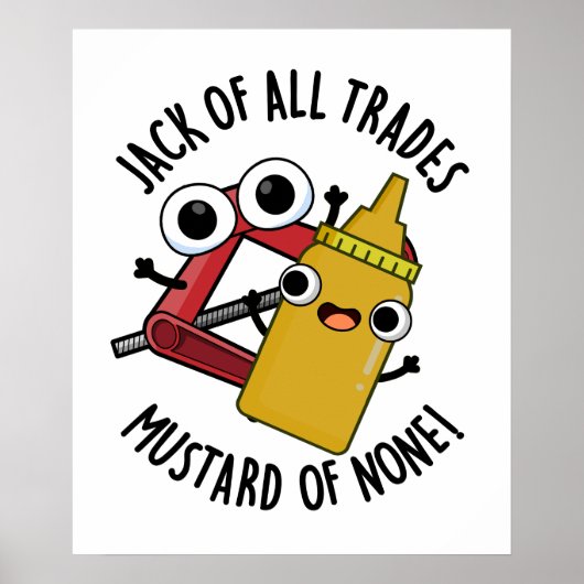 Poster Jack De Tous Les Métiers Moutarde De Rien Blague D (Devant)