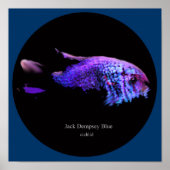 Poster Jack dempsey bleu (Devant)