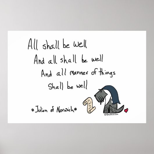 Poster Jack - Julian de Norwich - Tout ira bien (Devant)