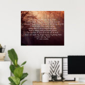 Poster Jack London Citation sur la vie ! (Bureau à domicile)