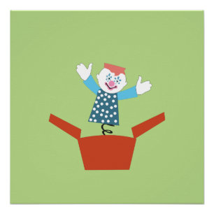 Poster Jack mignon dans la boîte