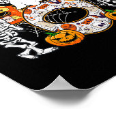Poster Jack-o'-lantern Citrouille Boo Griddy Dance Hallow (Coin)