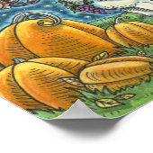 POSTER JACK-O'-LANTERN PRINCE SUR SON UNICORN MAGIQUE PON (Coin)