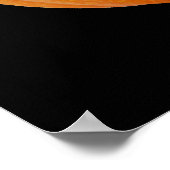 Poster Jack o' Lantern Sinister Face, Citrouille d'Hallow (Coin)