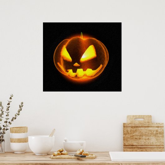 Poster jack-o-lanterne (Cuisine)
