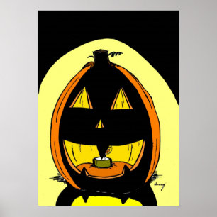 Poster Jack O'Lantern Imprimer - OOAK OE