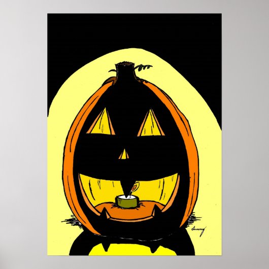Poster Jack O'Lantern Imprimer - OOAK OE (Devant)