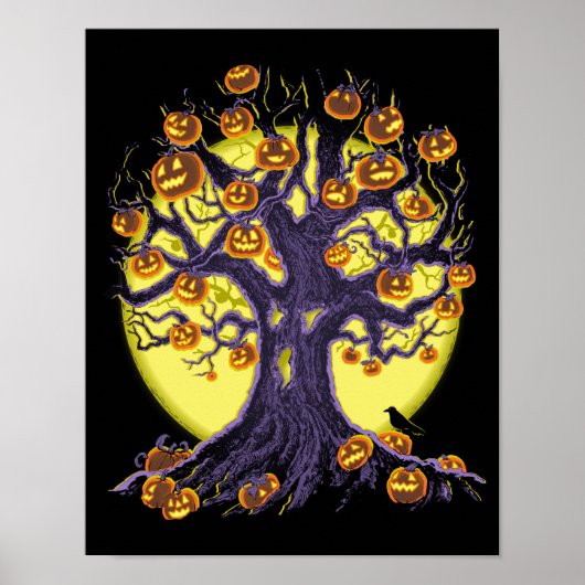 Poster Jack O'Lantern Tree (Devant)
