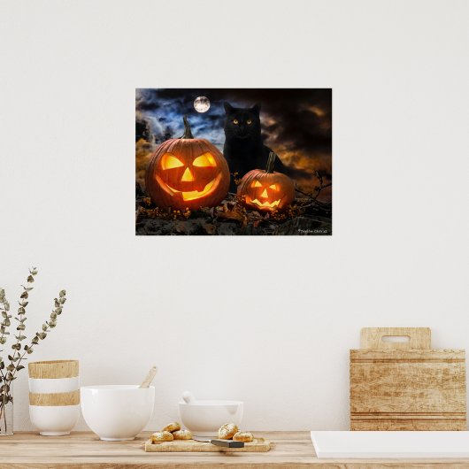Poster "Jack O'Lanterns & Jet" (Cuisine)