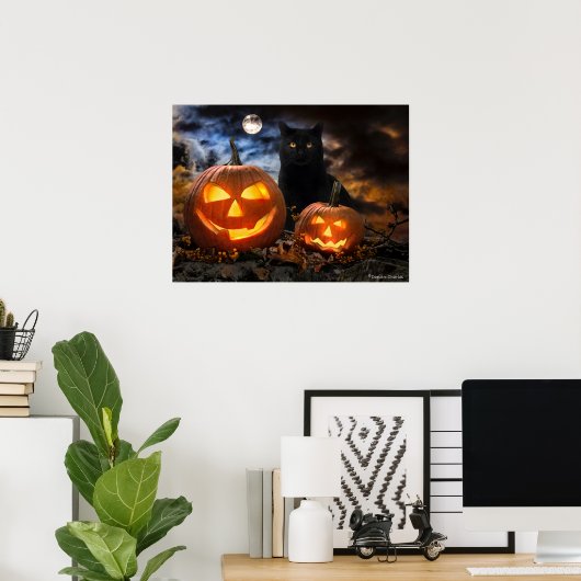 Poster "Jack O'Lanterns & Jet" (Bureau à domicile)