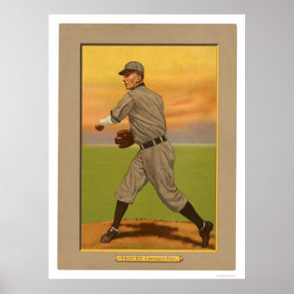 Poster Jack Pfiester Cubs Baseball 1911