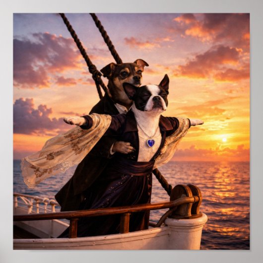 Poster "Jack & Rose" (Devant)