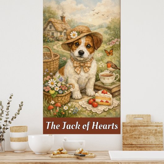 Poster Jack Russel Terrier (Cuisine)