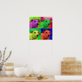 Poster Jack Russel Terrier Art pop (Cuisine)