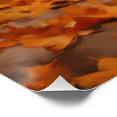 Poster Jack Russell à l'automne Feuilles automne Inspire (Coin)