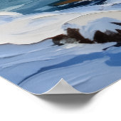 Poster Jack Russell Terrier Christmas Boat Holiday (Coin)