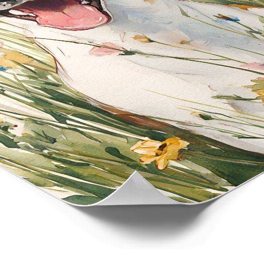 Poster Jack Russell Terrier - Mignonne Dog Wall Ar (Coin)