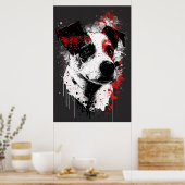 Poster Jack Russell Terrier Portrait (Cuisine)