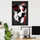 Poster Jack Russell Terrier Portrait (Bureau à domicile)