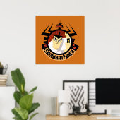 Poster Jack Samurai Dans Le Cadre Futuriste Aku (Bureau à domicile)